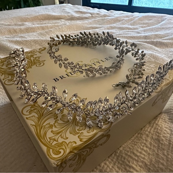 Bridal Styles All Clear Two Headpieces Swarovski main image 5